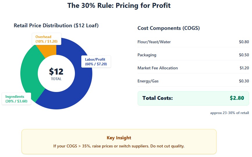 Unit Economics Breakdown (Pie Chart + Bar)
