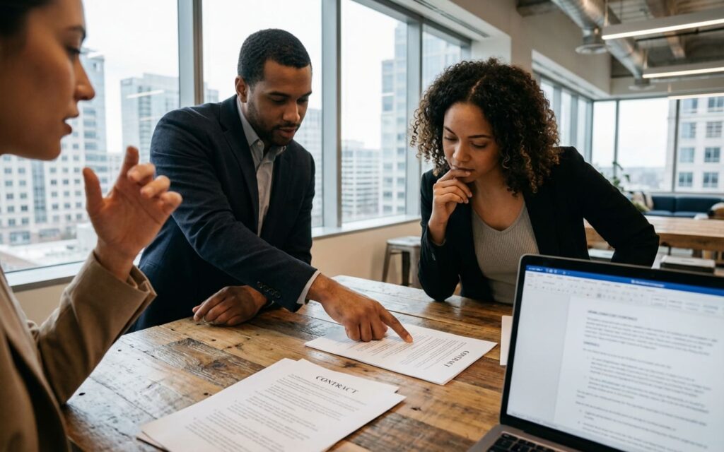 What are the risks of “pay-when-paid” vs. “pay-if-paid” clauses in subcontractor agreements?