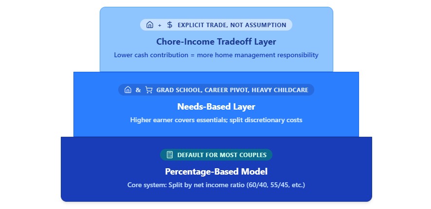The Proportional-Income Split System (Framework Diagram)